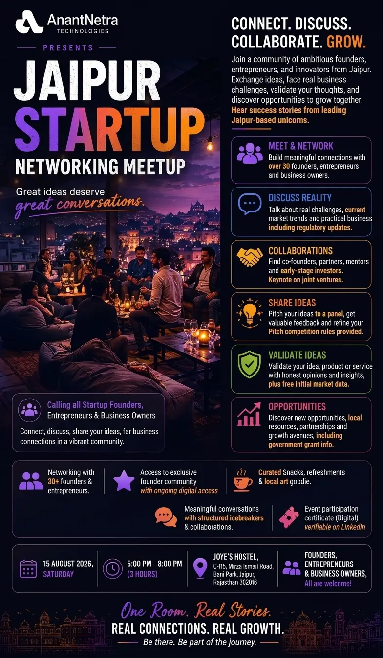 Jaipur startup networking meetup